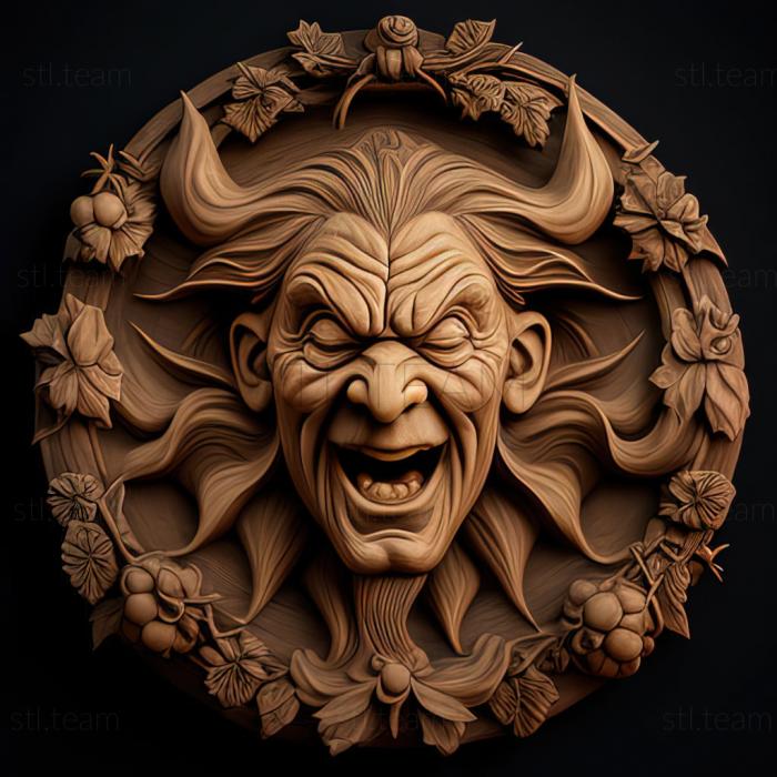 3D model st A rosette of Trolls (STL)